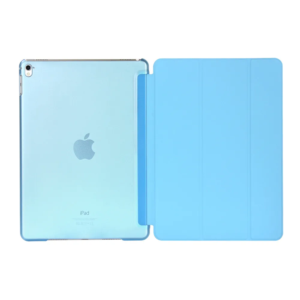 Essidi ультра тонкий прозрачный чехол для ipad air 1 2 складной противоударный планшета