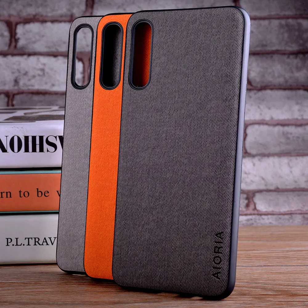 Чехол для Samsung Galaxy A50 A70 A30 A10 A30S A50S A20 A70S A40S роскошный чехол из ткани и кожи телефона |