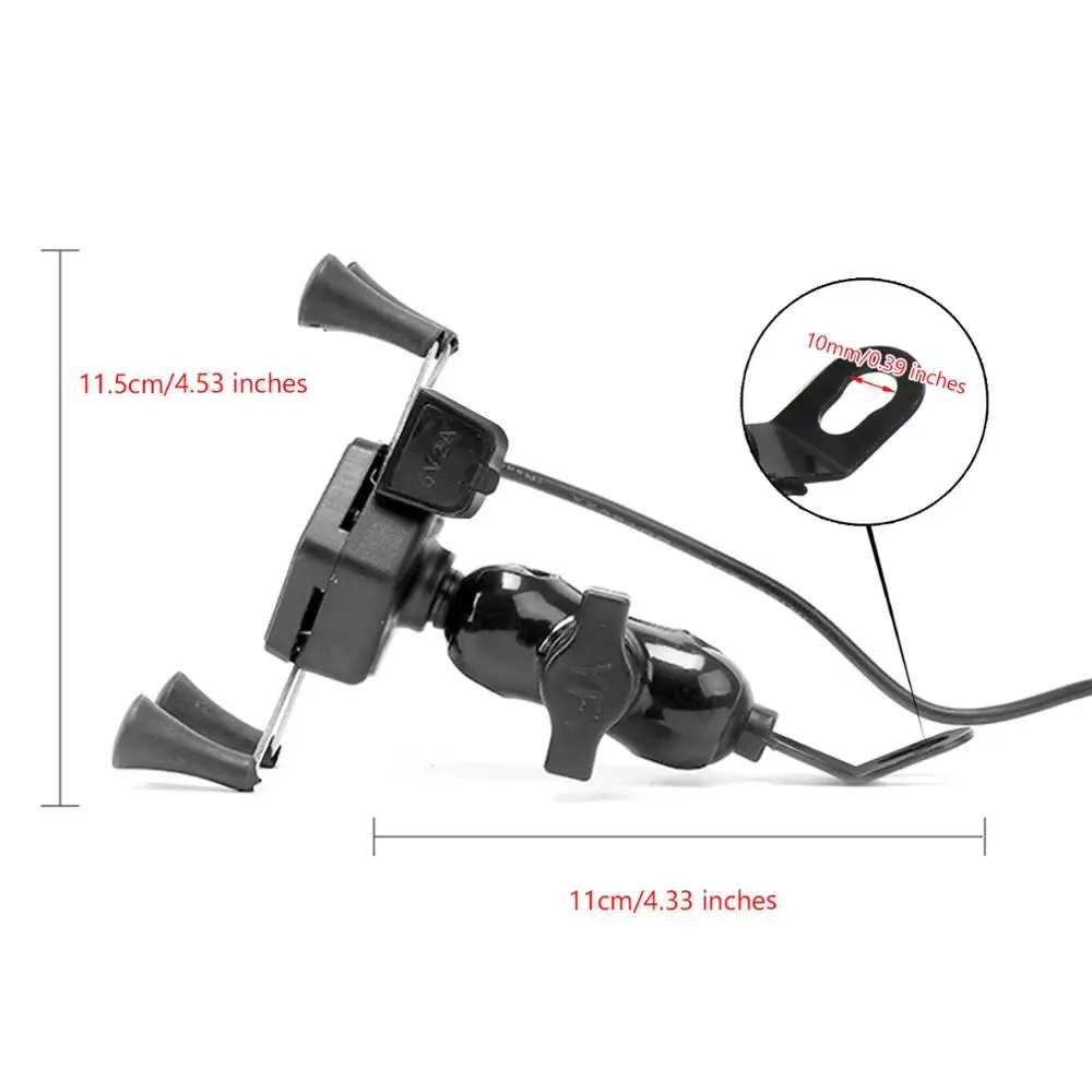 Универсальный мотоциклетный держатель Artudatech на руль сотового телефона X захват