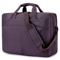 brinch laptop bag 17 3 inch nylon waterproof roomy stylish laptop shoulder messenger bag handle bag tablet briefcasepurple