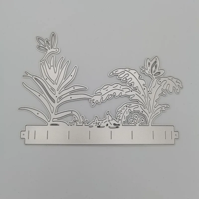 

Metal Cutting Dies Jungle Frame for DIY Scrapbooking Card Album Embossing Crafts Die Cut New