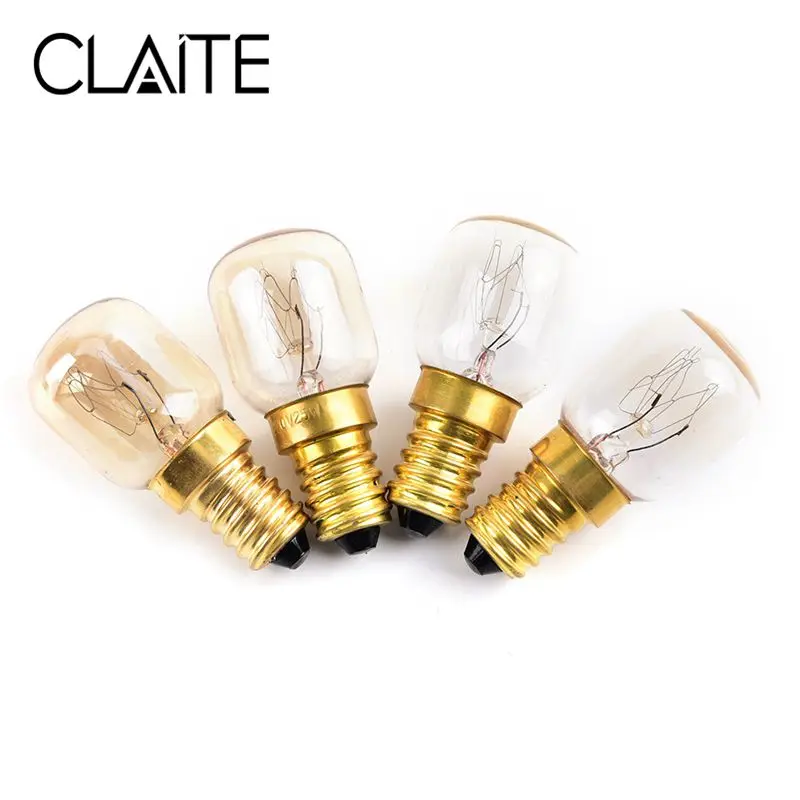 Claite E14 T20 15 Вт 25 300 градусов высокотемпературная лампа для духовки и тостера | Лампы