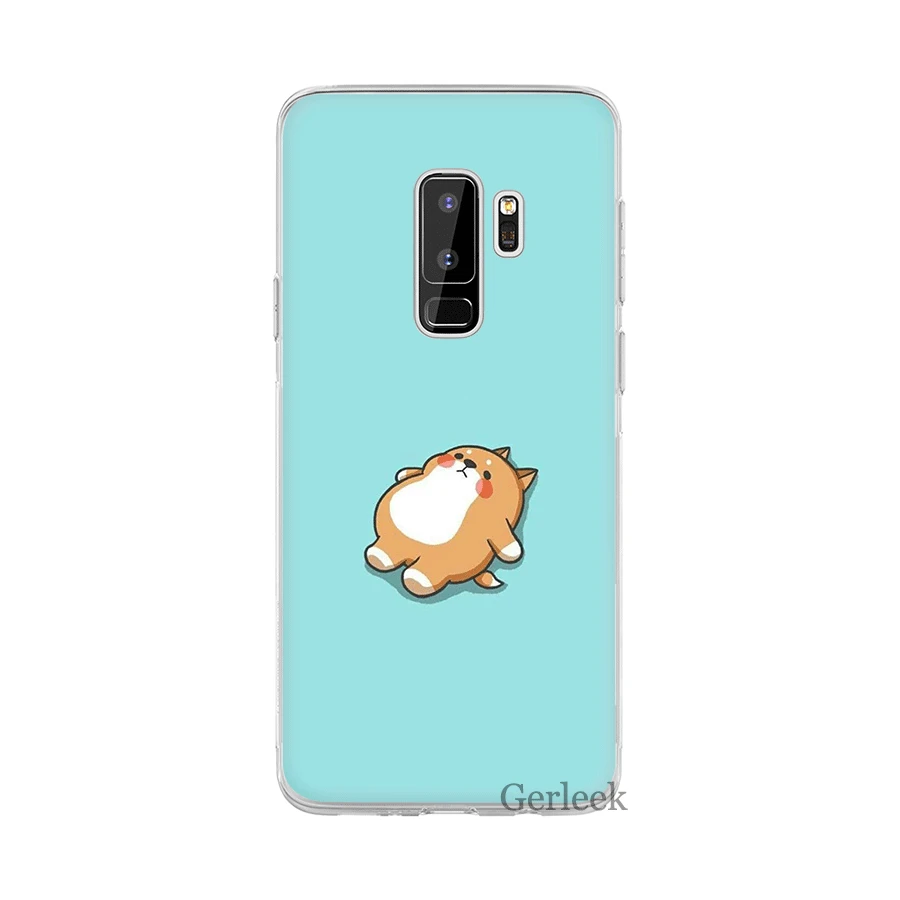 Мобильный чехол для телефона Samsung Galaxy J1 J2 J3 J5 J7 твердый переплет милый корги