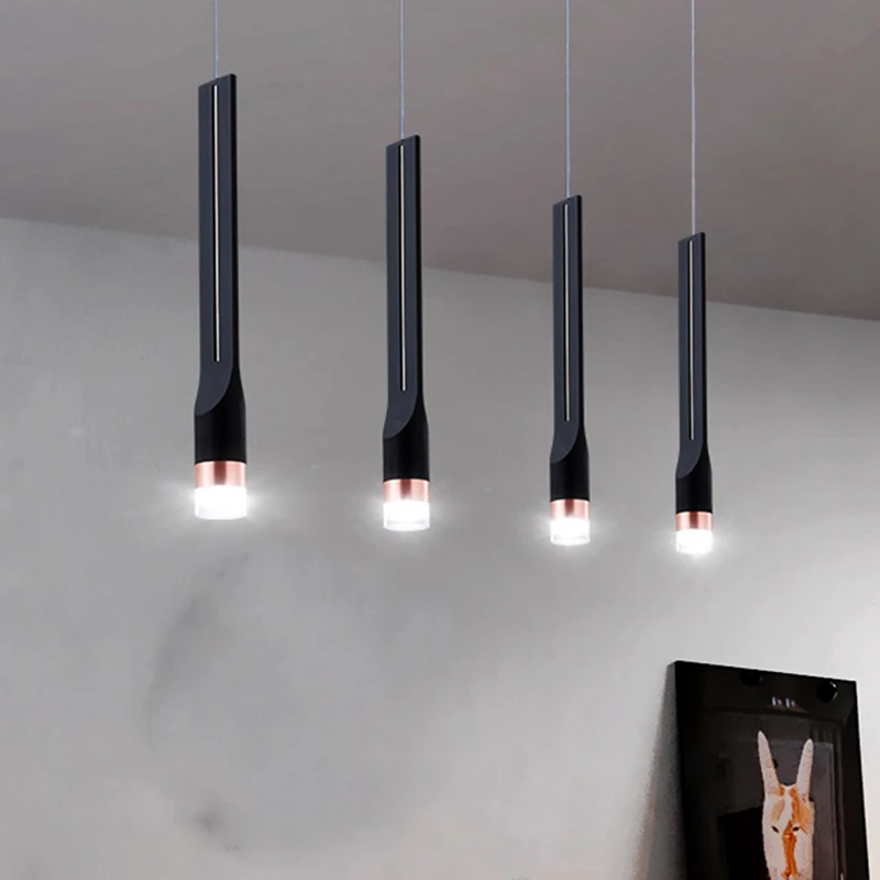 

Nordic LED Surface mounted bar bedroom single head pendant lamp Simple home decoration salon luminaria art pendant light lustre