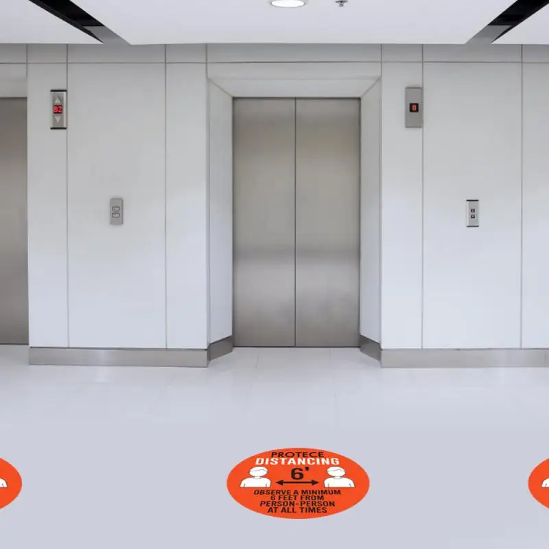 Защитные удаляющиеся наклейки на пол безопасные напольные знаки сохраняют 6