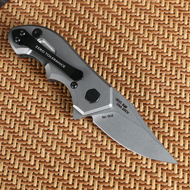 Складной нож Green thorn 0022 быстрооткрывающийся D2 из титанового сплава и углеродного
