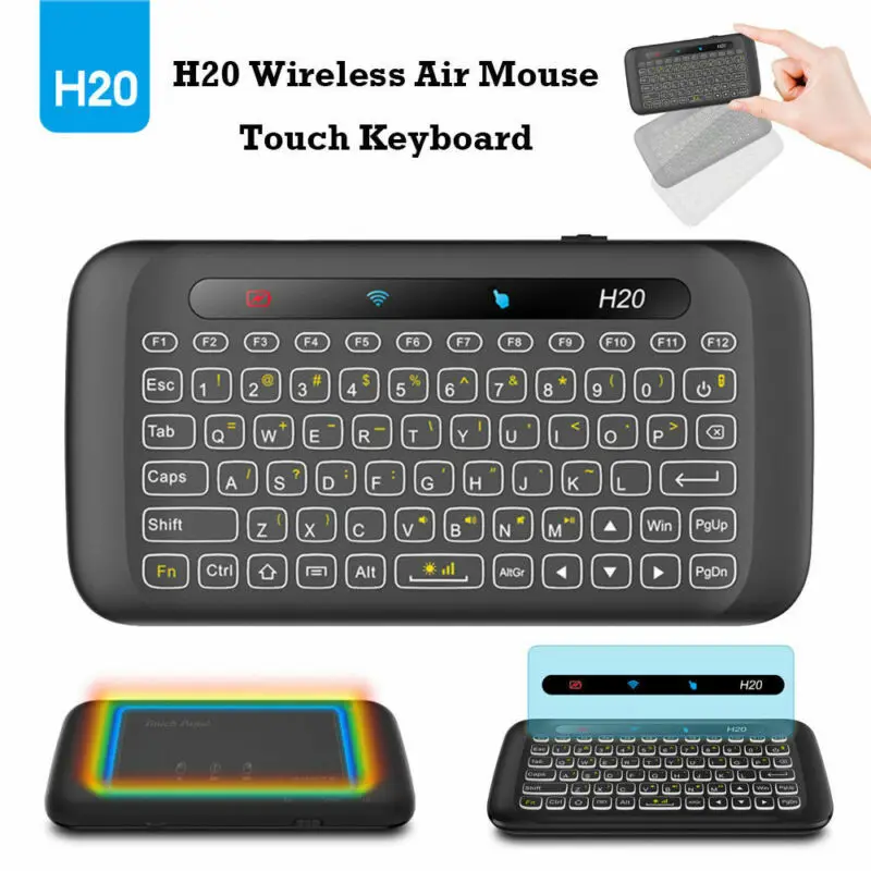 Мини беспроводная клавиатура Пульт + мышь сенсорная панель для Android tv Box