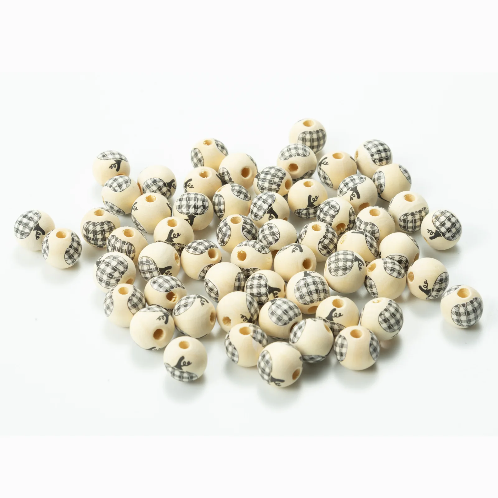 20 шт. деревянные бусины для Хэллоуина