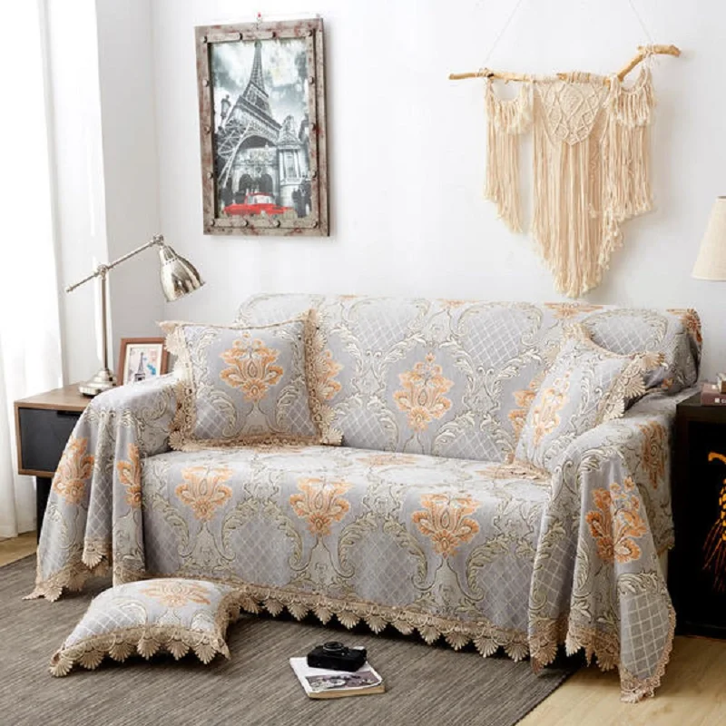Синельная ткань 1/2/3/4 местный Европейский диван полотенце современный чехол для