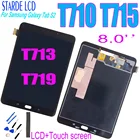 ЖК-дисплей 8,0 дюйма для Samsung Galaxy Tab S2, дисплей для модели T713, T715, T719, сенсорный экран, дигитайзер в сборе, ремонт