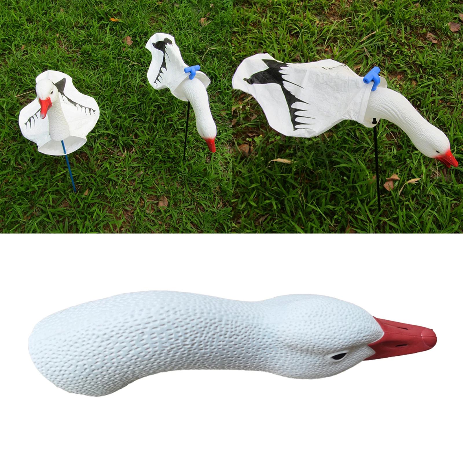 

1x Portable Realistic Outdoors Hunting Goose Decoys Gardening Decoration