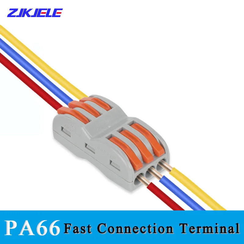 

20 Pcs 212 TYPE Electrical Wire Connector Push-in Terminals Block Universal Fast Wiring Cable Connectors For Cable Connection