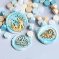 cute children wax stamp gift lacquer seal special shaped conch wax seal diy greeting card sealing accessories fashion seal