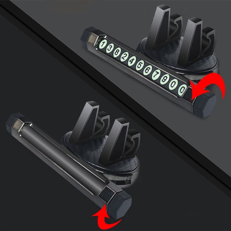 Автомобильный держатель для телефона автомобильная Временная парковочная карта