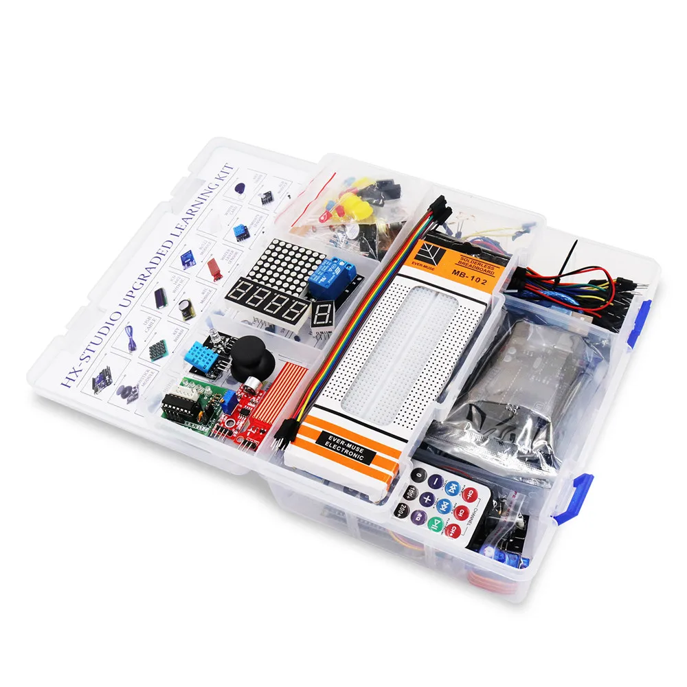 Стартовый набор для UNO R3/MEGA 2560 с HC-SR04, SR501 для Arduino
