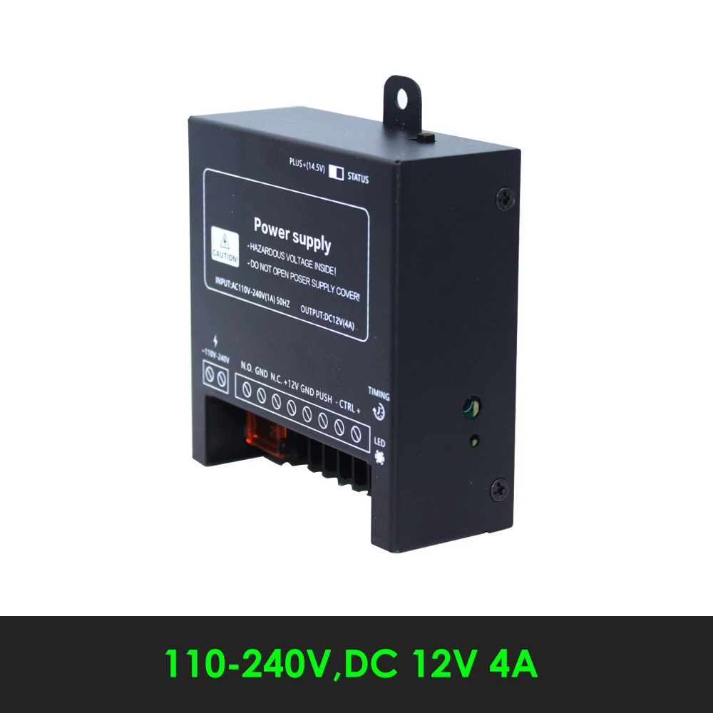 DC 12V система контроля допуска к двери переключатель питания 4A / AC 110 ~ 240V RFID доступа