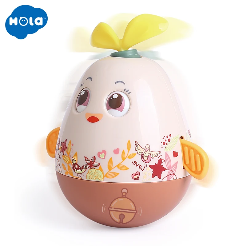 HOLA игрушки 3133 детские для новорожденных кивая неваляшки Детское кольцо колокол