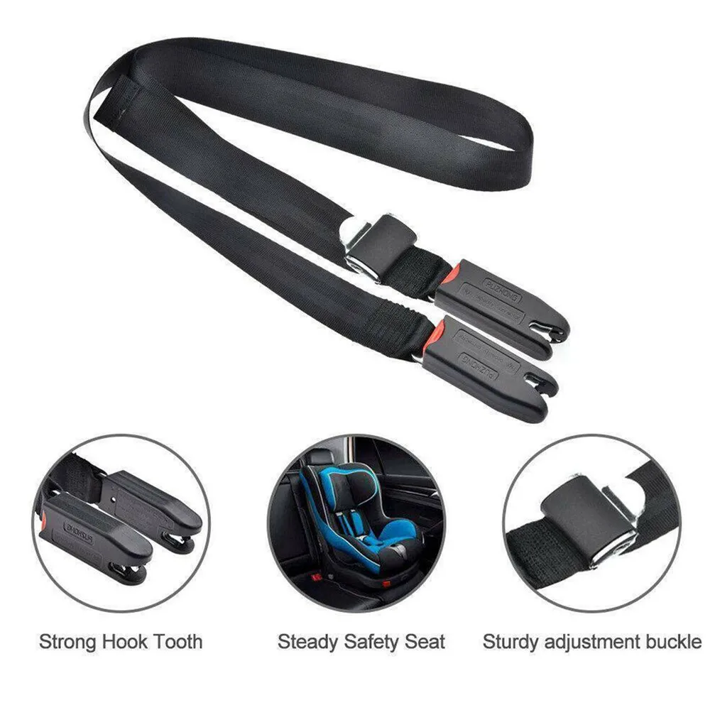 

Auto Car Child Safety Seat Isofix Latch Soft Interface Connecting Belt Fixing Band Kids Safe Fixed General Straps Belt Latch