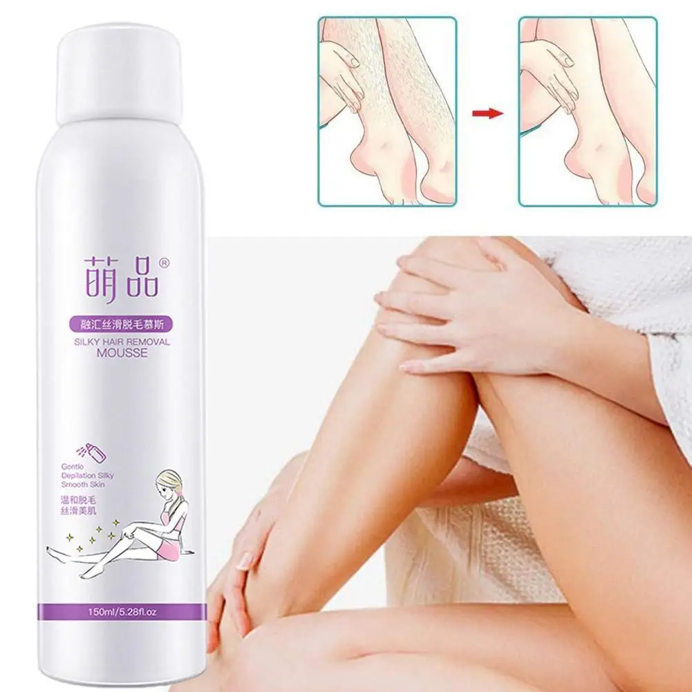 

150ml Permanent Powerful Hair Shaving Removal Spray Care Hair Depilation Silky Pores Shrink Body Growth Leg Inhibit Beauty V6R7
