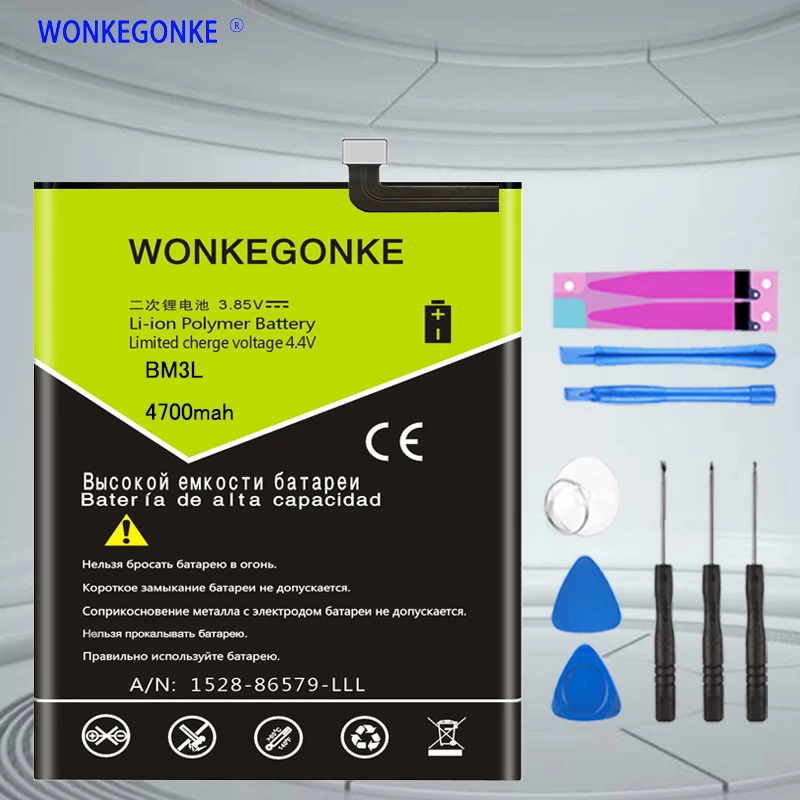 WONKEGONKE батарея для Xiao mi 9 M9 BM3L батареи + Инструменты|Аккумуляторы мобильных