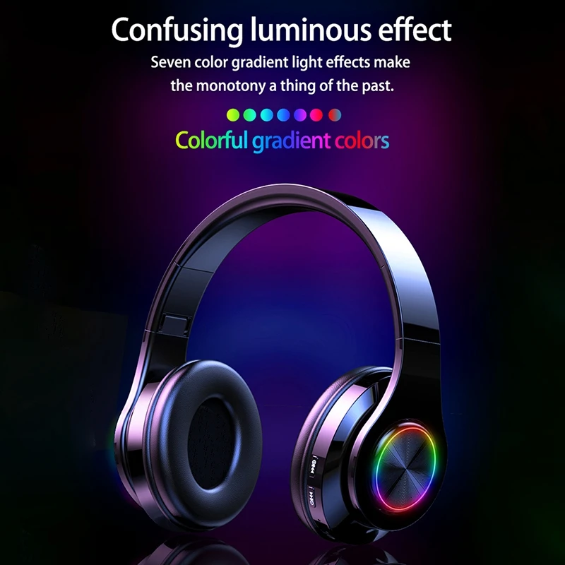 T6 Беспроводная Bluetooth головная повязка игровые наушники гарнитура 5 0 глубокий бас