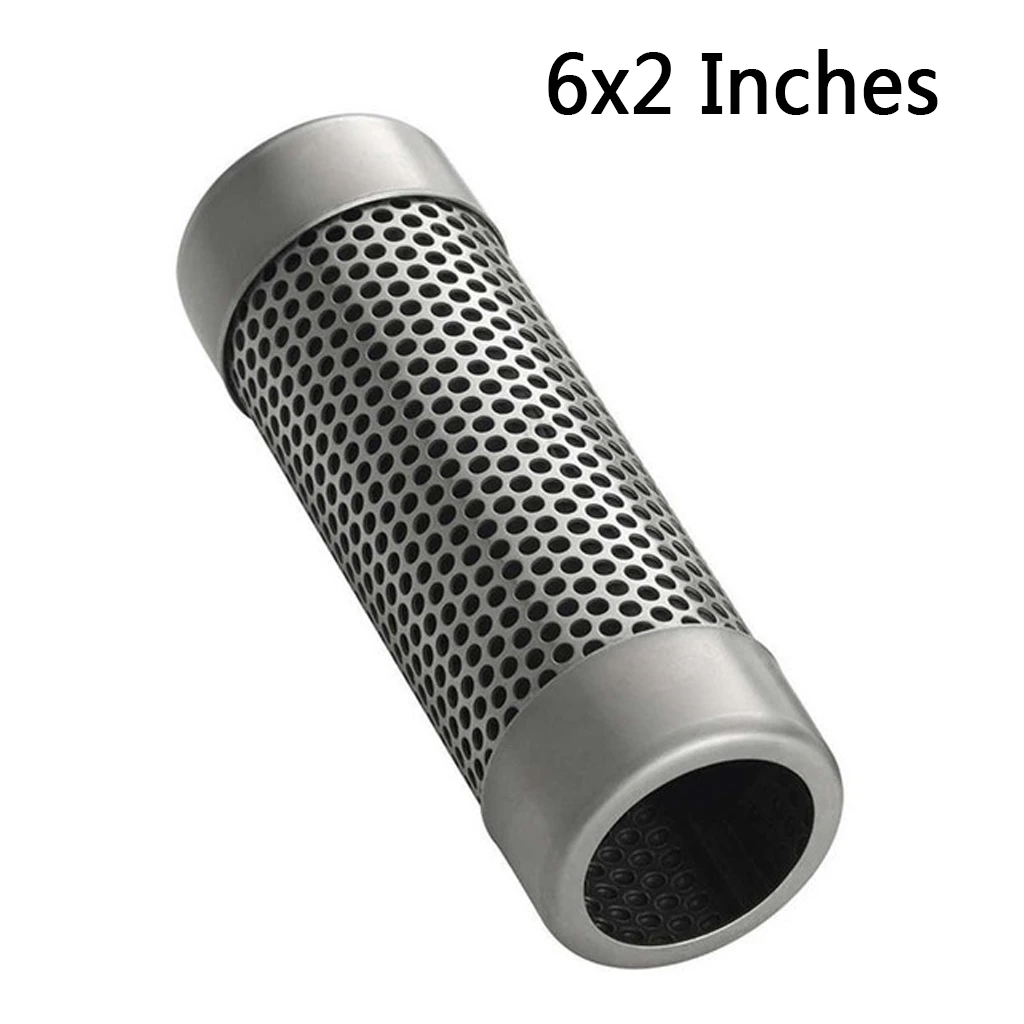 6x2inches Cold Smoke Generator BBQ Accessories Stainless Steel Barbecue Grill Cooking Tools Bacon Fish Mini Apple Wood Chips Smoking Box - Цвет: 6x2inches