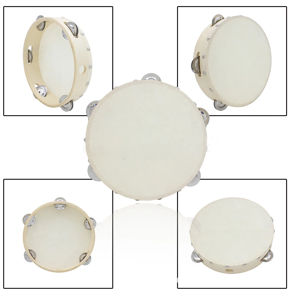 Обучающие ручные музыкальные табурины игрушки портативный подарок барабан Jingle