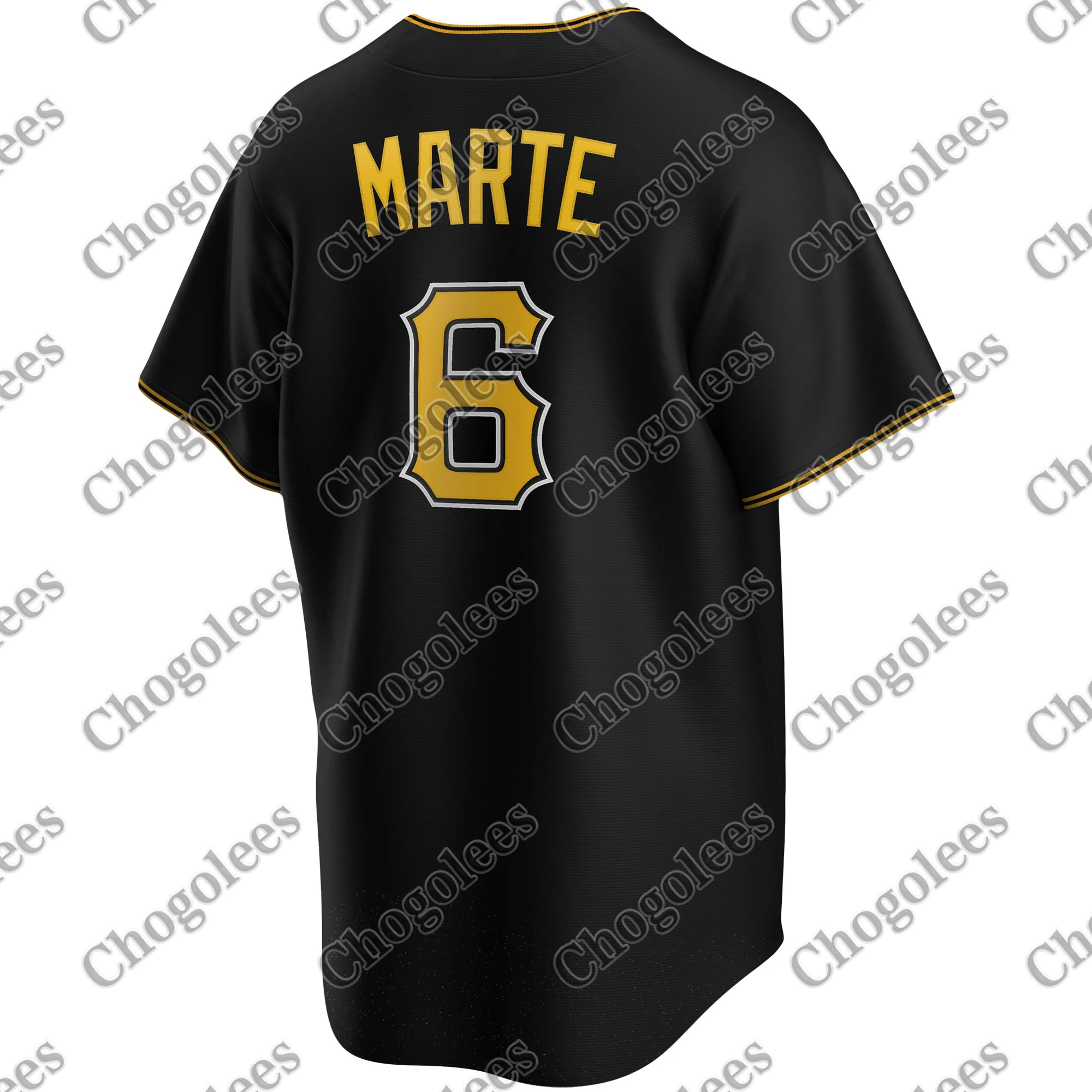 

Baseball Jersey Starling Marte Pittsburgh Alternate 2020 Player Jersey - Black