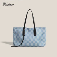 2021 fashion luxury designer handbag brand bag purses and handbags for women shopper checkerboard canvas beach shoulder tote bag