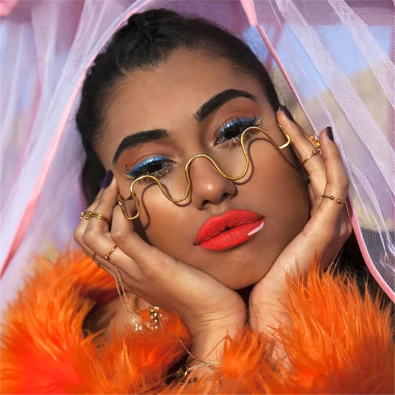 TTLIFE ручная работа бриллиантовые полуоправы металлические волнистые