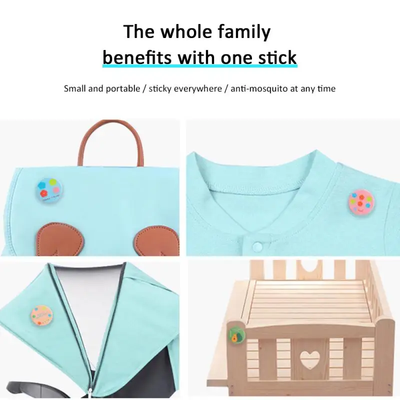 36 шт./кор. наклейки от комаров Сделай Сам патчи Мультфильм привод Отпугиватель