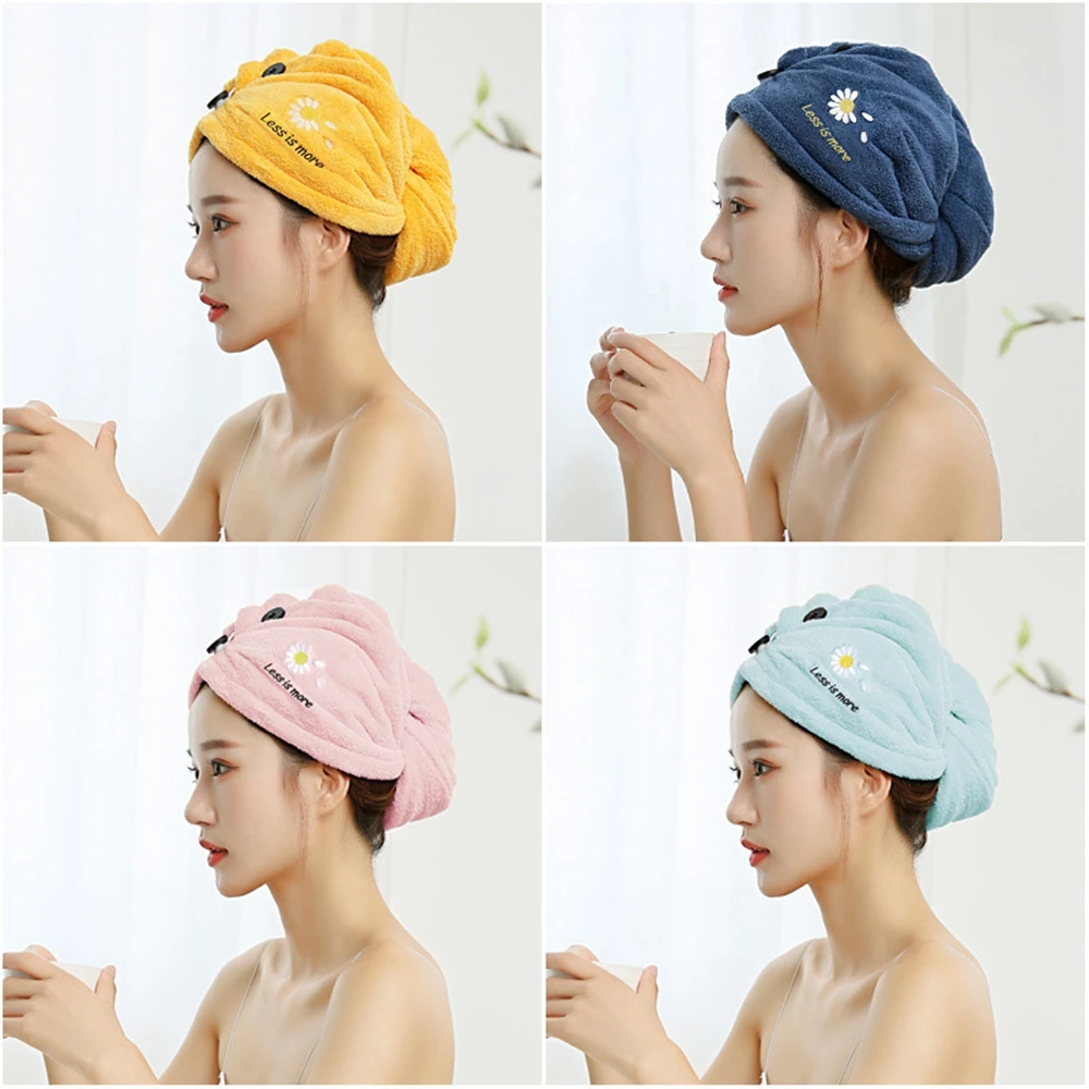

Ultrafine Fiber Towel Soft And Comfortable Super Water Absorbent Bath Cap Home Supplies Package Hair Bathroom Accessories