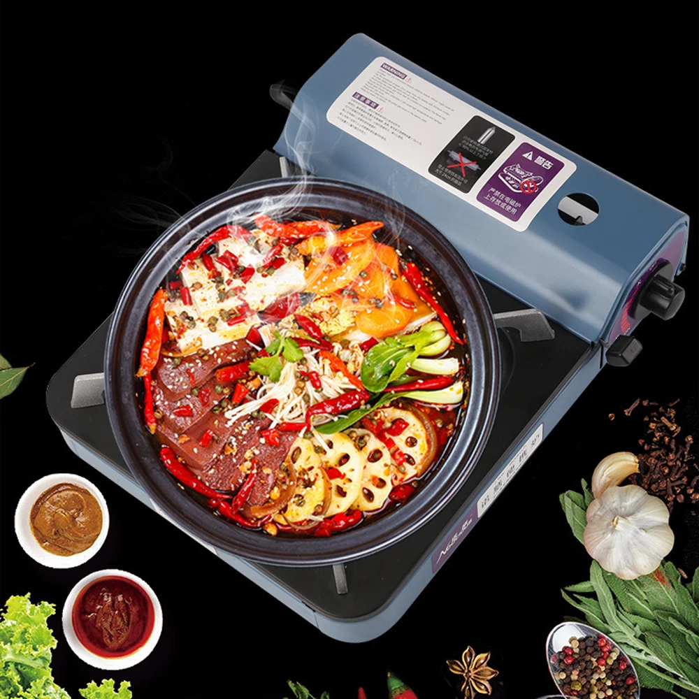 2100W Portable Butane Gas Stove Burner Mini Cassette Grill for Indoor Outdoor Camping Picnic Furnace | Спорт и развлечения