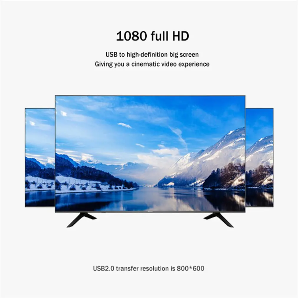 

Usb 3.0 To HDMI-compatible Vga Ad Ter 1080P HDMI-compatible Converter Cable For Windows 7/8/10 Tv Vga Ad Ter