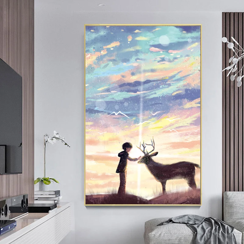 Рукоделие картина маслом 11CT сделай сам Набор для вышивки крестиком человек и