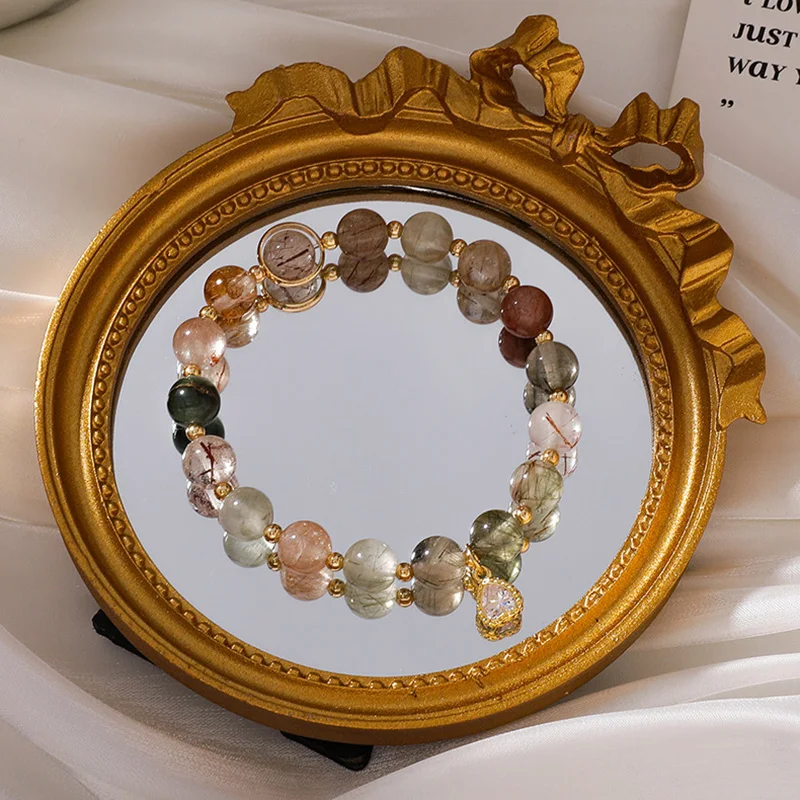 

Colorful Crystal Strawberry Crystal Bracelet Women Bracelets Jewelry