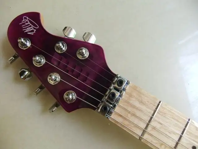 Оптовая продажа Новое поступление 6 строка Musicman Электрогитары с Tremole в темно