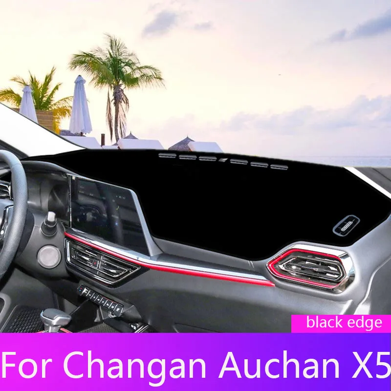 

For Chang 'an Auchan X5 Central Car Dashboard Cover Mat Pad Dashmat Avoid Light Pad Sun Shade Instrument Panel Accessories