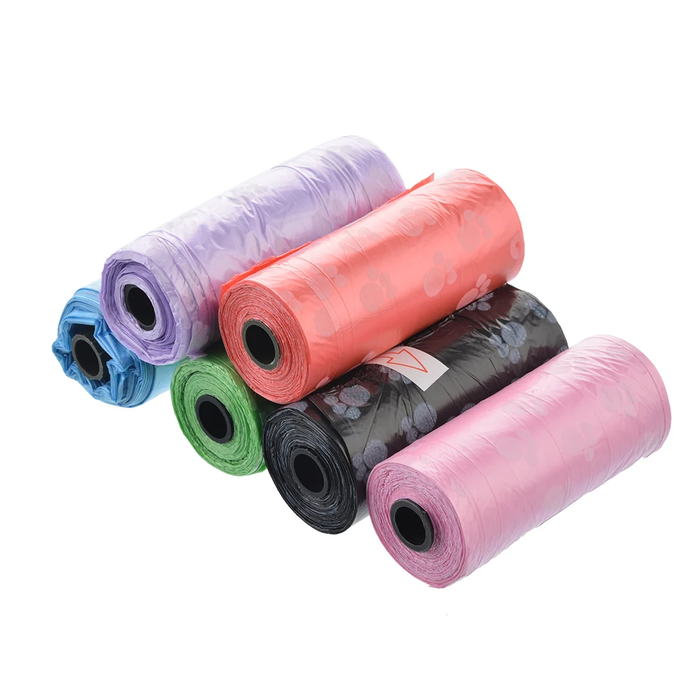 15 шт./рулон биоразлагаемые мешки для отходов домашних животных | Дом и сад