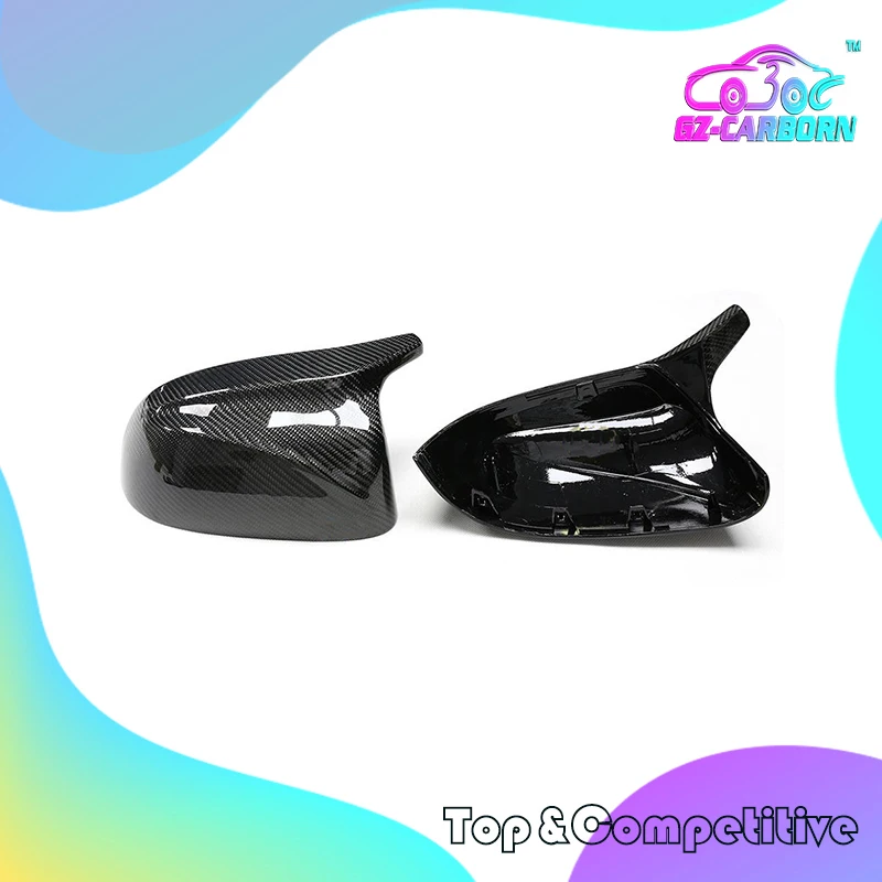 

Rearview Side Mirror Cover For BMW New Models X3 G01 G08 X4 G02 X5 G05 X6 G06 X7 G07 2019-22 OEM/ Ox Horn Shape ABS+Carbon Fiber