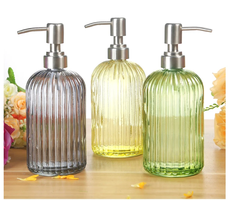 500 мл украшение для ванной стеклянная ручная бутылка антисептика Тип