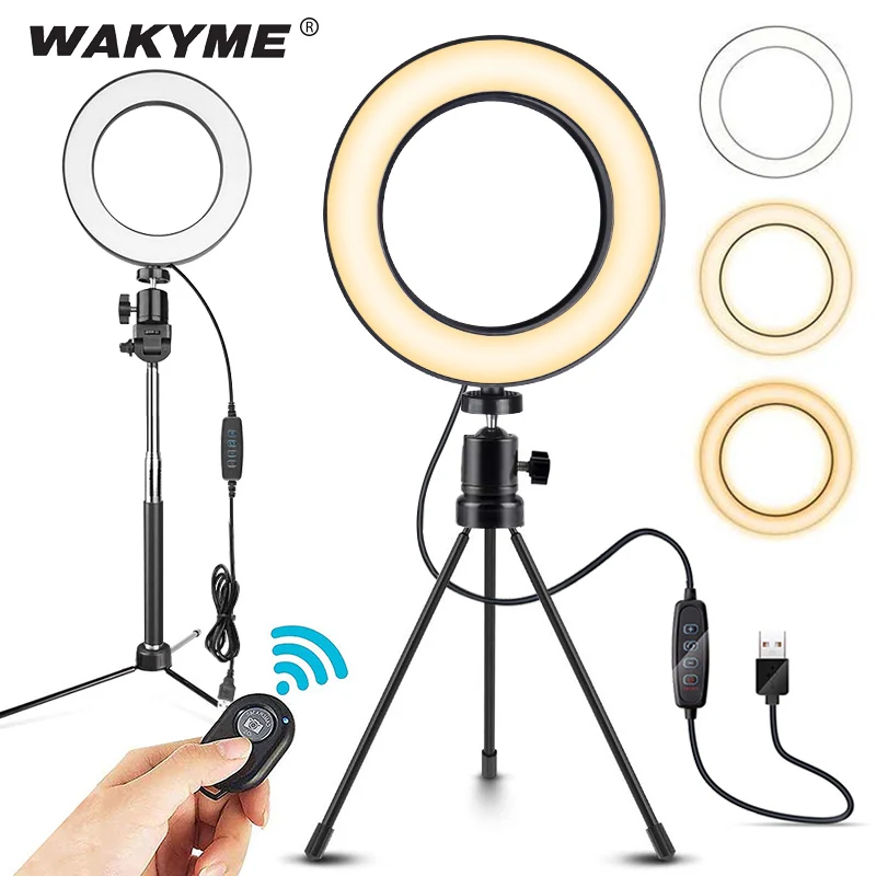 Настольный светильник WAKYME 6 &quot8&quot USB портативные Диммируемые настольные лампы