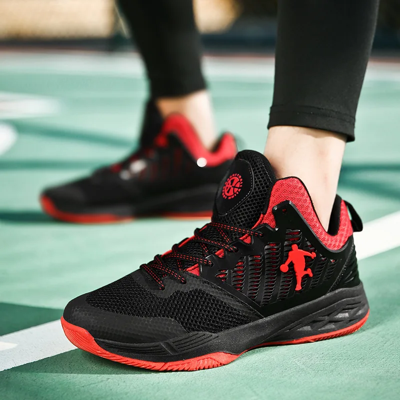 Мужские Нескользящие кроссовки сетчатые дышащие повседневная Молодежная обувь