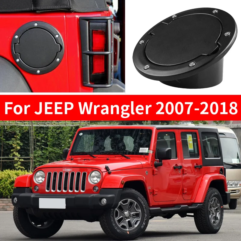 

Масляная Крышка для автомобиля, крышка для топливного бака для Jeep Wrangler JK JKU 2015-2007, наклейка из АБС-пластика, аксессуары для украшения внешней ...