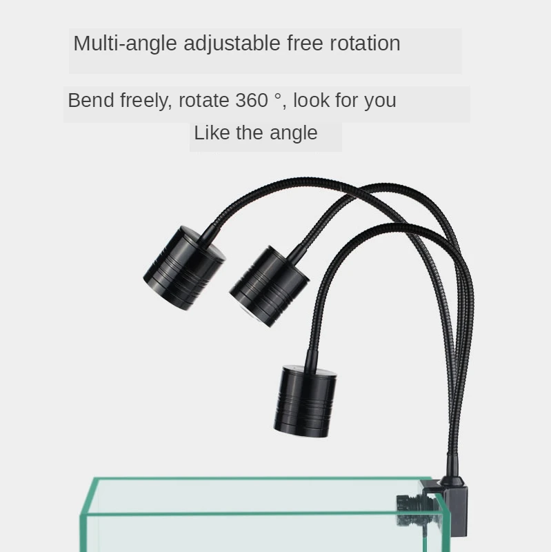 Светодиодный светильник для аквариума лампа с ящериц черепахи регулируемая 3