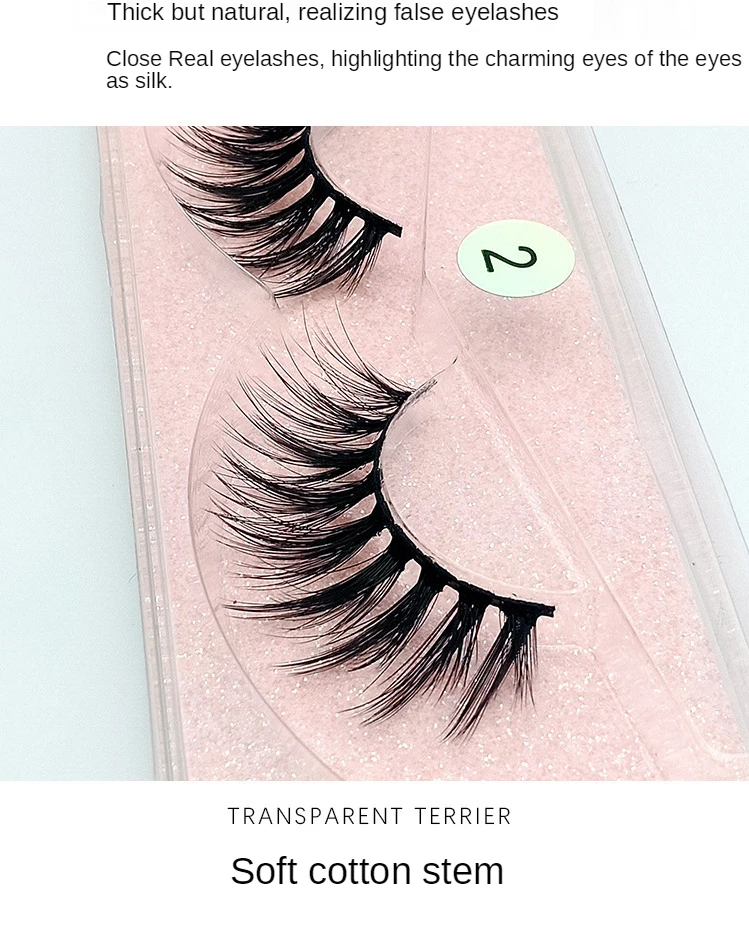 

Wholesale 3d Natural Eyelashes Minks in Bulk Long False Eye Extension with Card Plastic Box Storage Makeup Case Package