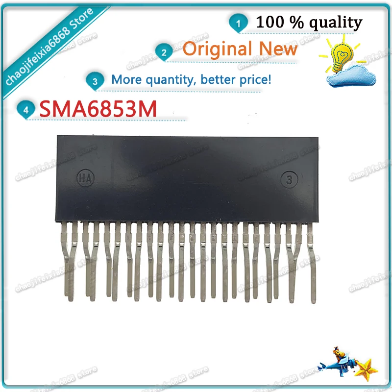1 шт./лот! 3-фазный драйвер SMA6853M SMA6853 ZIP-24 6853M 6853 Высоковольтный двигатель