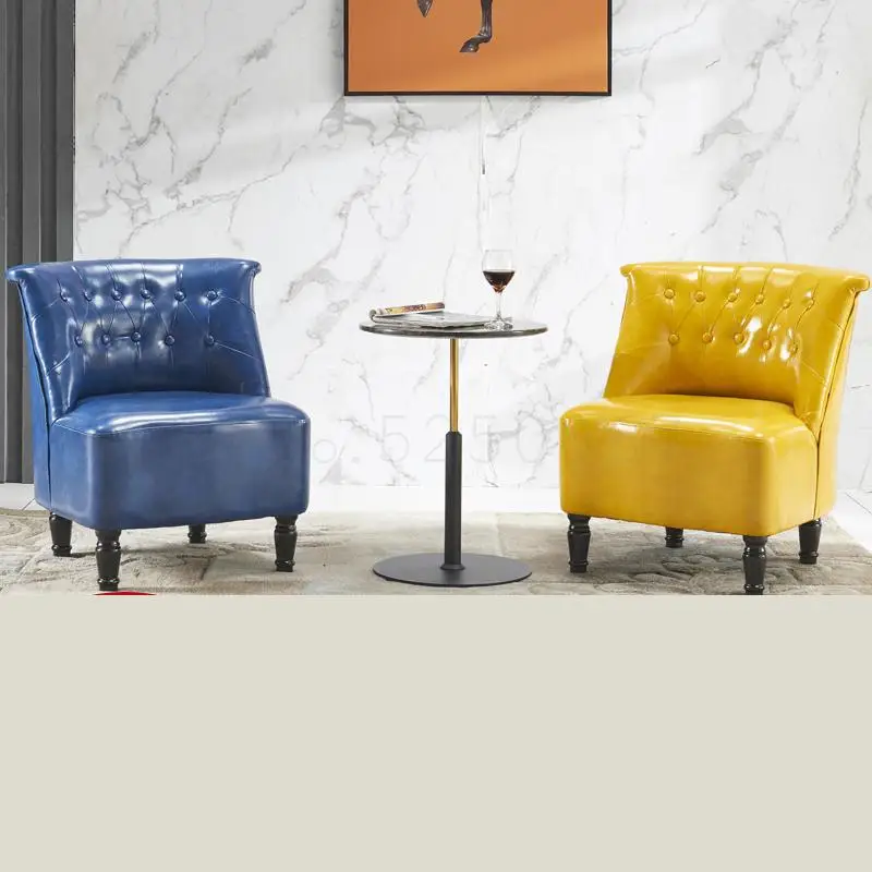 Маленький диван для магазина одежды Европейский ретро одинарный двойной