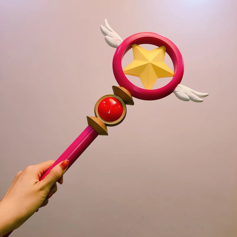 Палочка для косплея аниме Captor карт Сакура КИНОМОТО звезда/голова птицы волшебная