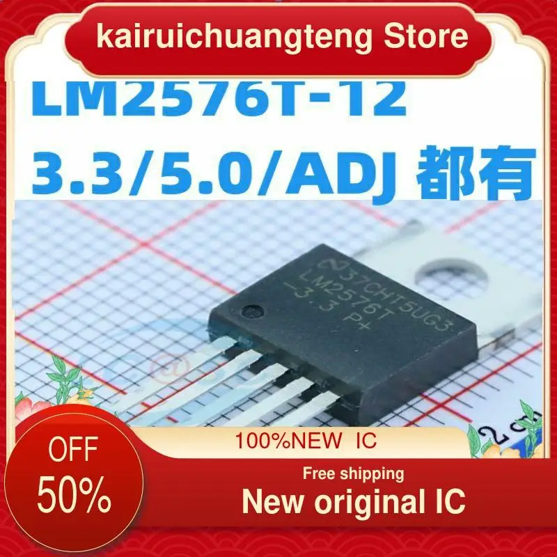 

10PCS LM2576T-12/3.3/5.0/ADJ New original IC
